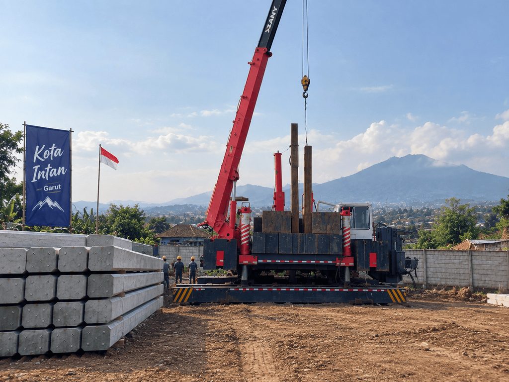 harga tiang pancang garut